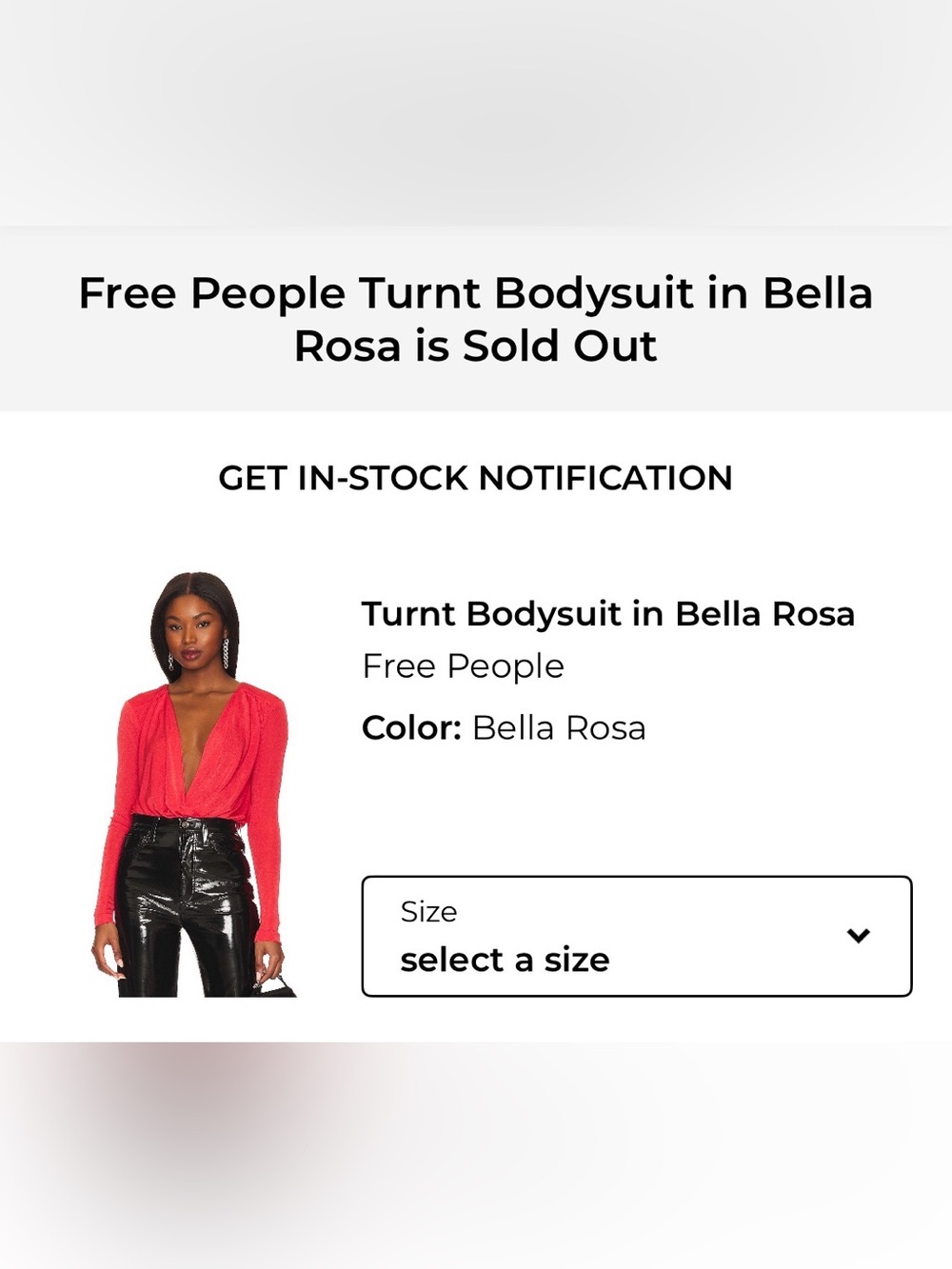 Free People Turnt Long-Sleeve Bodysuit in Bella Rosa Pink